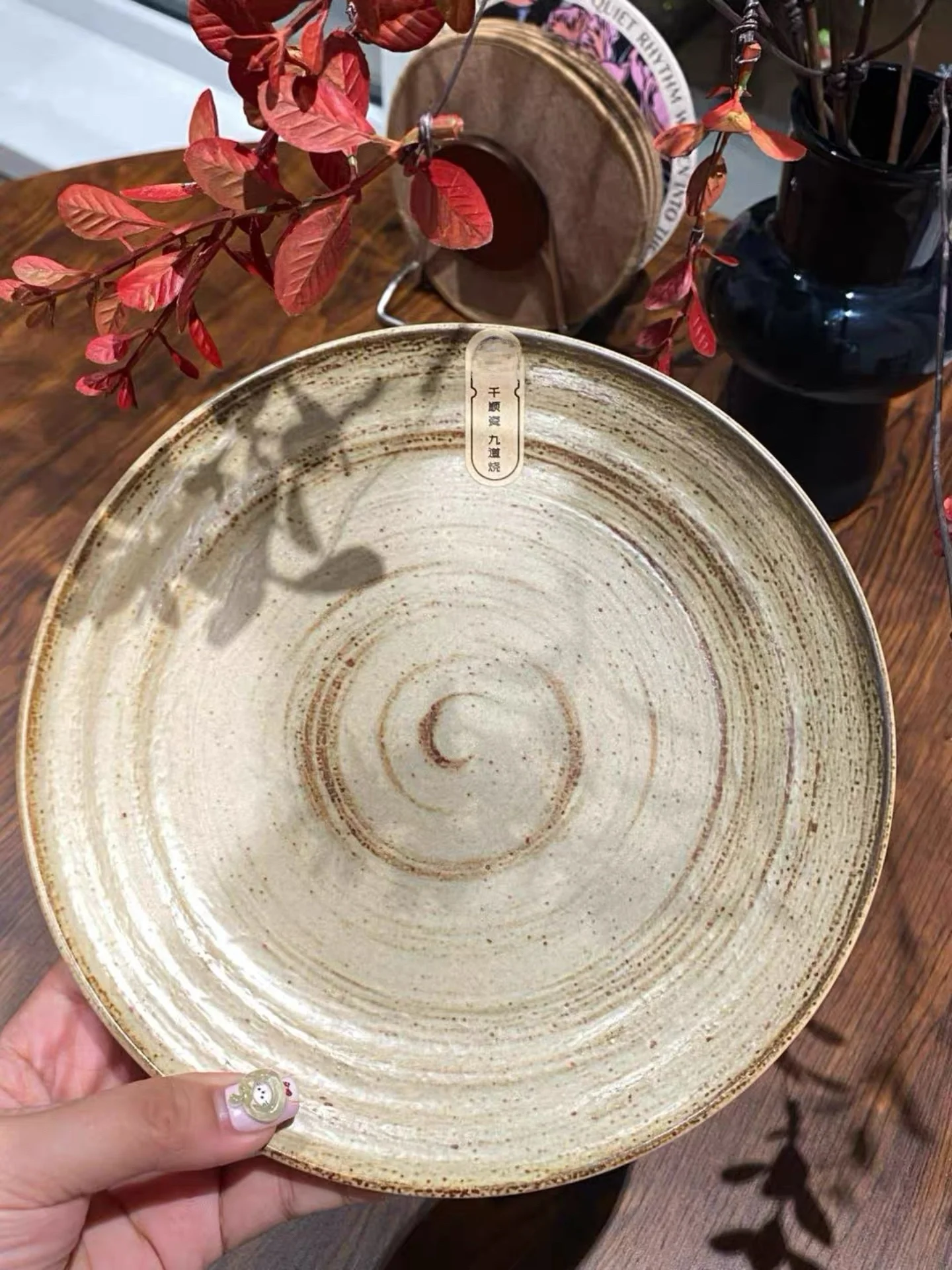 vintage-ceramic-plate-kitchen-dining-dishwasher-safe-underglaze-color-dinnerware-plate-round-shape-high-aesthetic-value