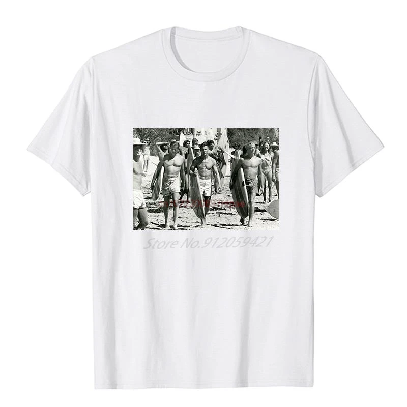 Wednesday Surfing Film Retro 70s Beach Graphic T Shirts Oversized Cotton Short Sleeve T-Shirts Tops Tee Summer Mens Clothes