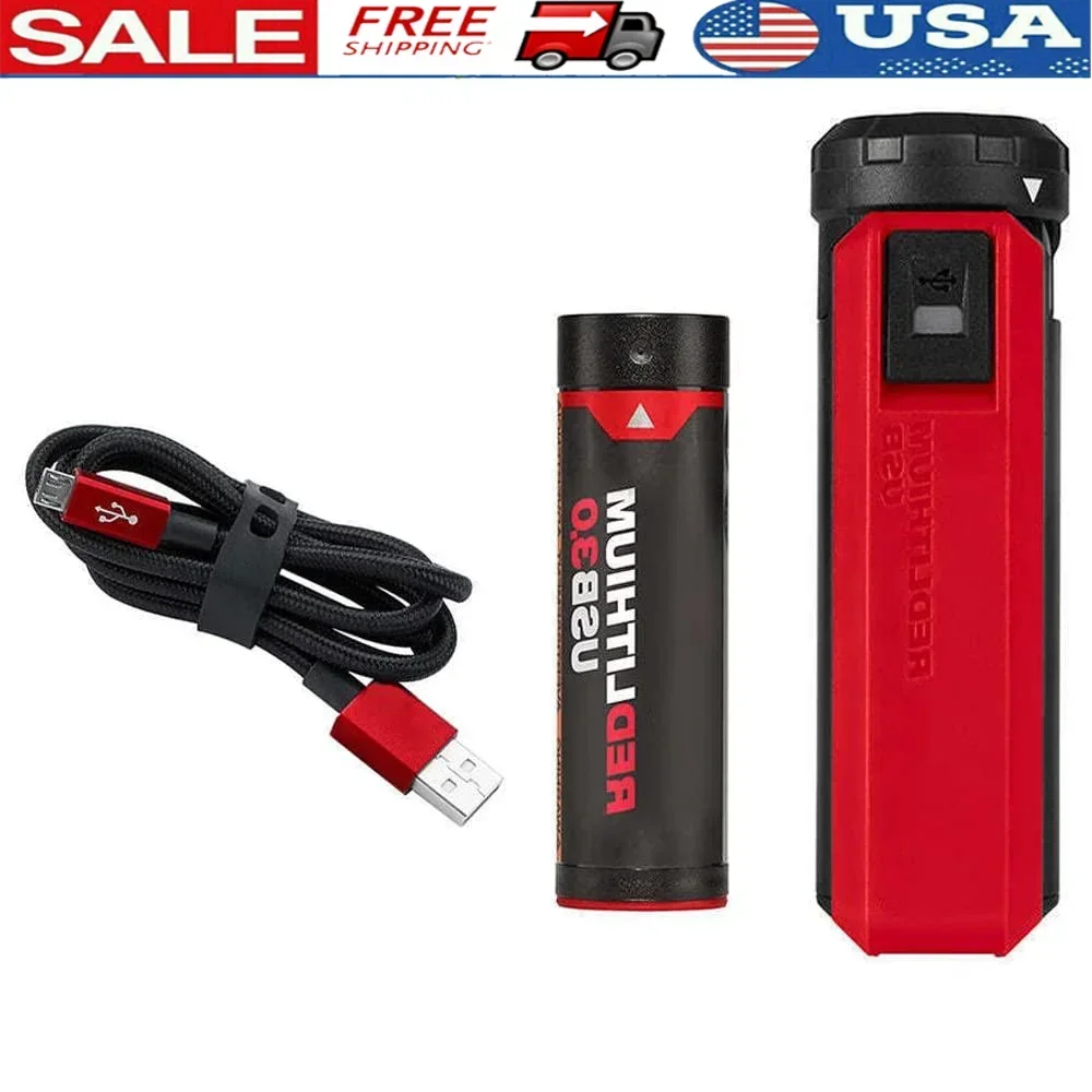 

USB Charger and Portable Power Source Kit Compatible with REDLITHIUM 48-59-2013