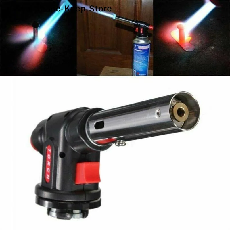 dailyCompact Butane Torch Adjustable Flame Gas Burner for Precise Welding Outdoor Baking Cooking CampingDaily products