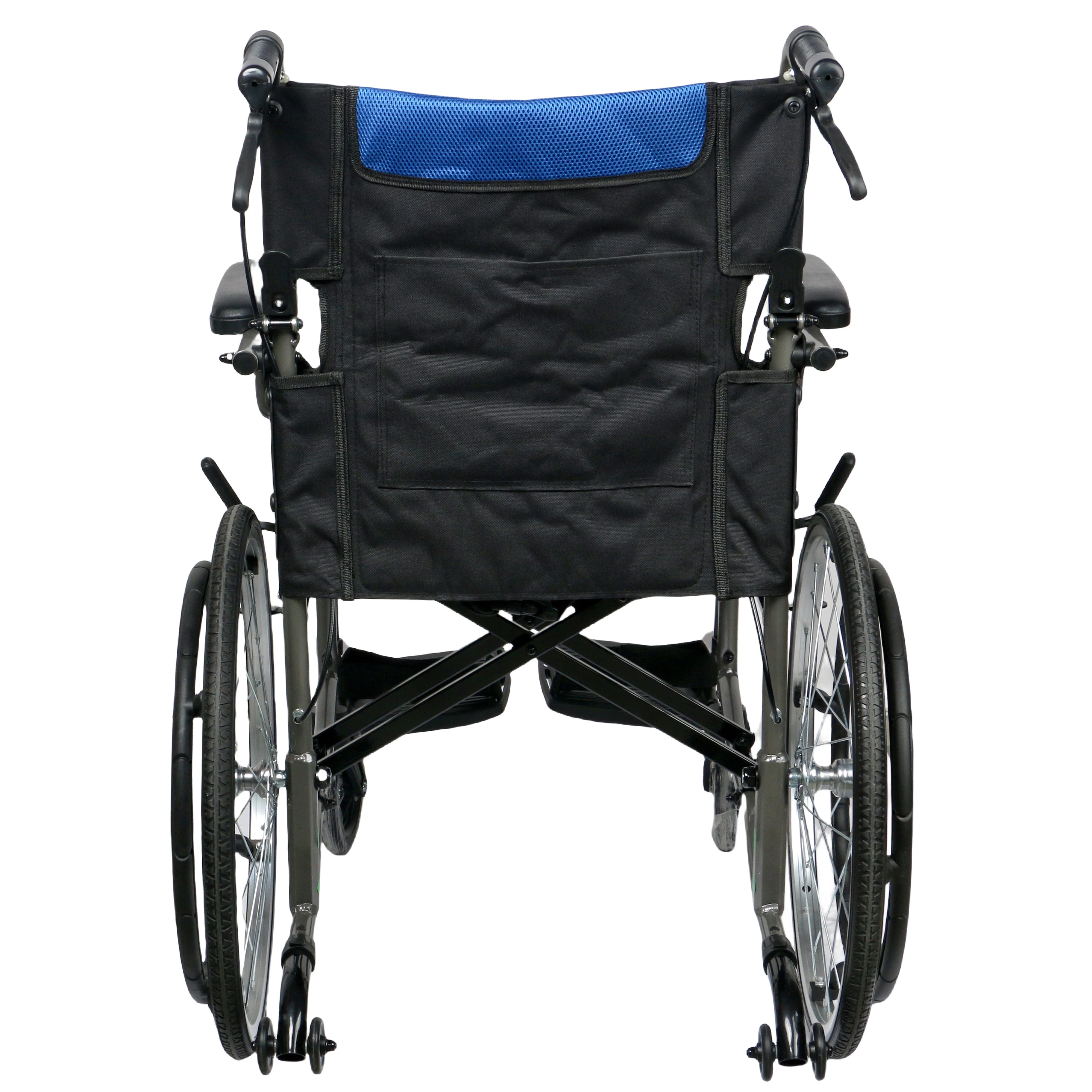 Adjustable Folding Manual Wheelchair, 150kg Capacity