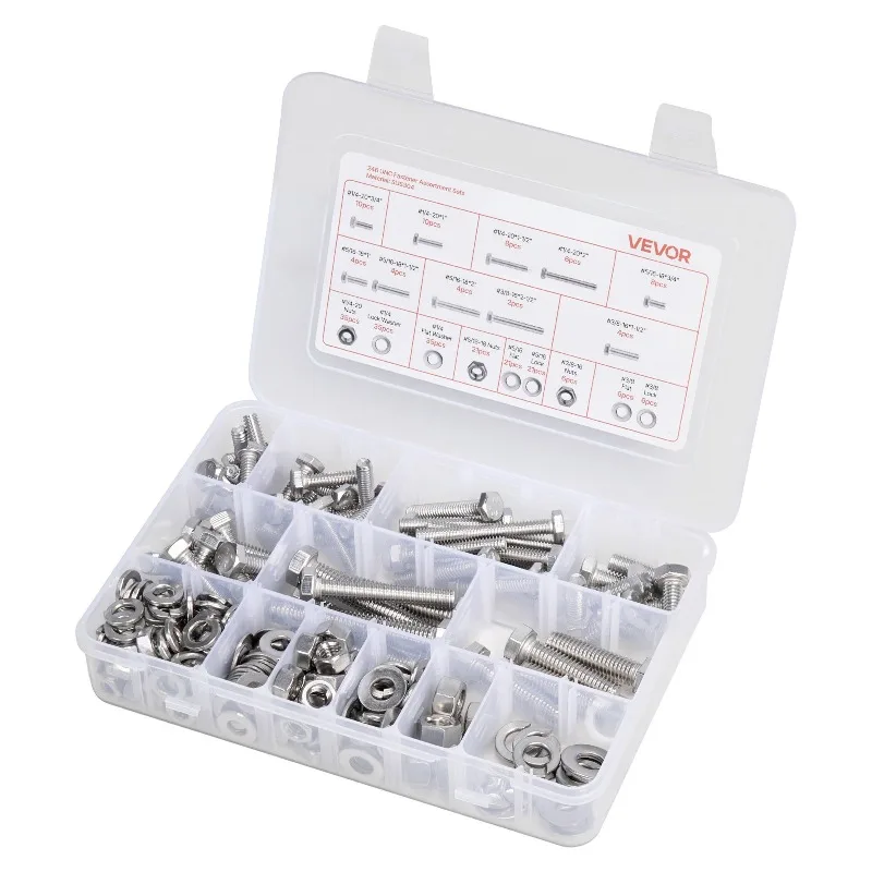 

246 шт. Болты Гайки Ассортимент Комплект Imperial из нержавеющей стали для мебели