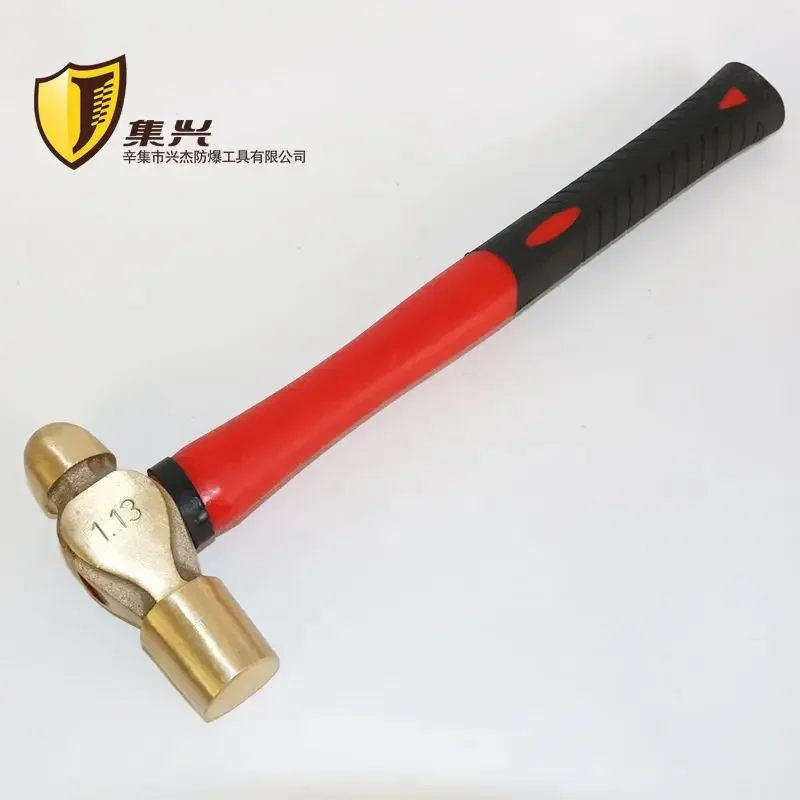 High-Quality Brass Hammer with Round Head, 0.22-1.36kg, Ideal for DIY Projects