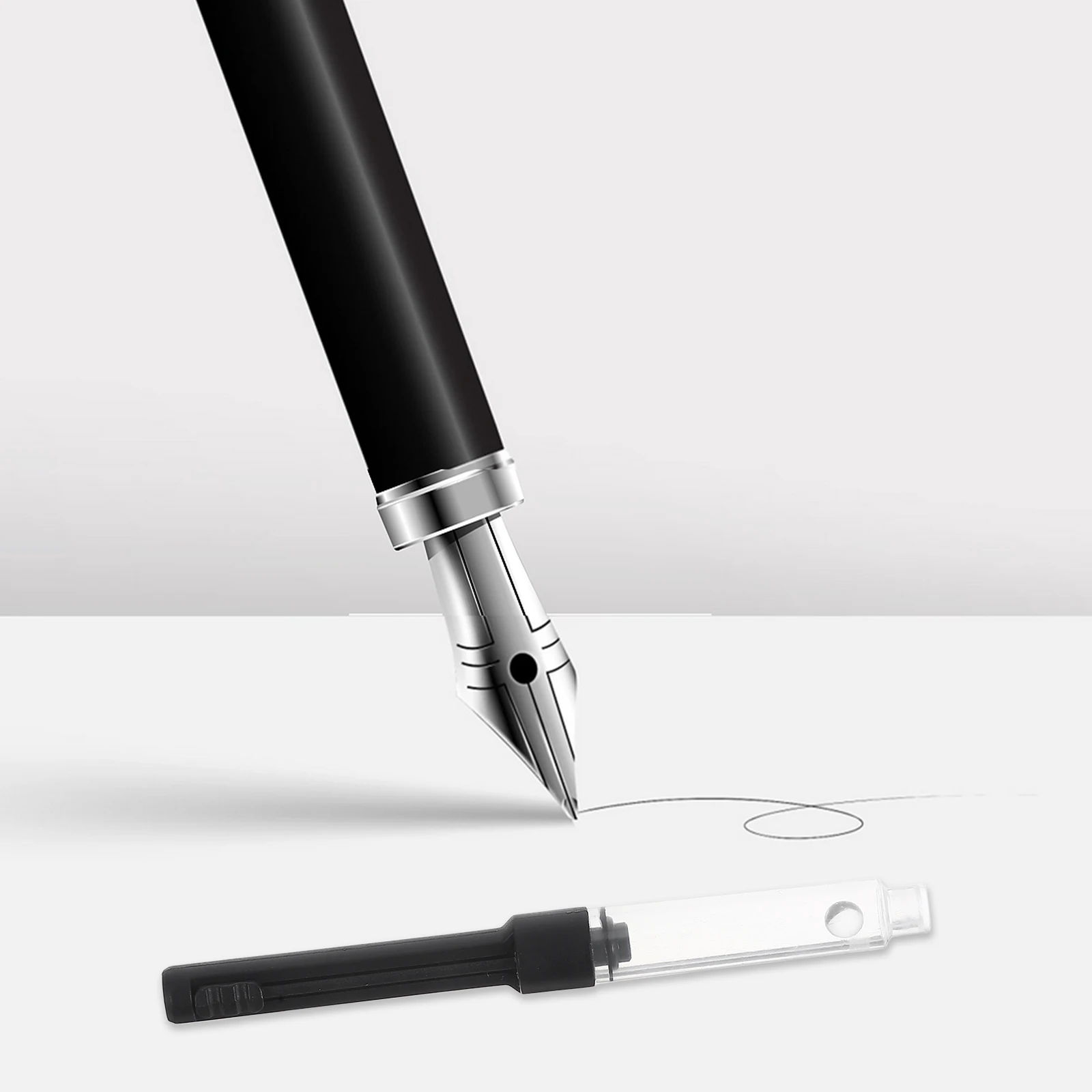 

10 шт., универсальная перьевая ручка, конвертер чернил для письма, многоразовые чернила, инструмент, заправки для перьевой ручки, ручки для письма