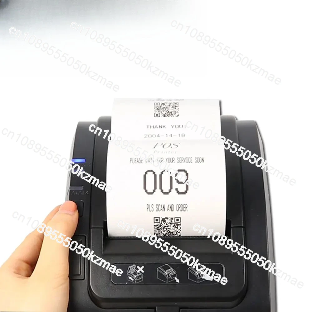 

80mm Thermal Receipt Printer, Zywell ZY307 POS Bill Printer with Inkless Technology