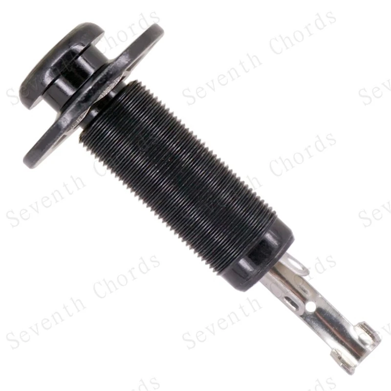 1Pcs Messing 1/4 "6,35 Strap Lock Pin Jack Ende Ausgang Eingang Buchse Für Bass Akustische Elektrische Gitarre Zubehör teile – Detail 10