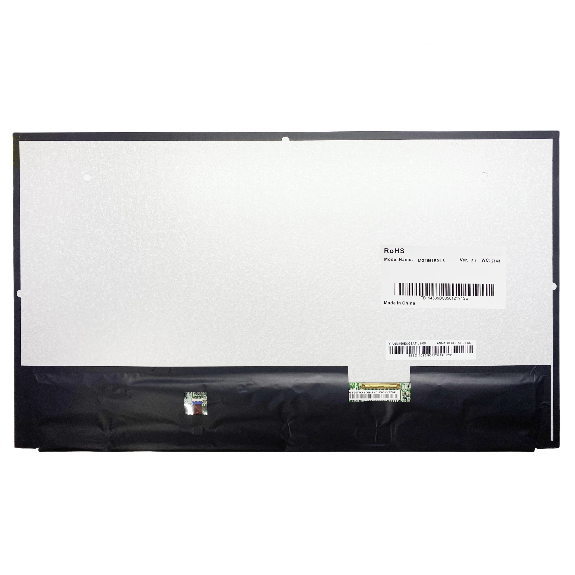 

MG1561B01-6 15.6'' IPS Laptop LCD Screen Panel Matrix 1920*1080 LVDS 40 Pins