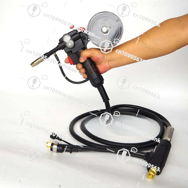 Brushed Gas Shielded Welding Gun European 15NBC200 Black Disk Gas Shielded Welding Machine 3 Meters 5 Meters 10 Meters Push-pull