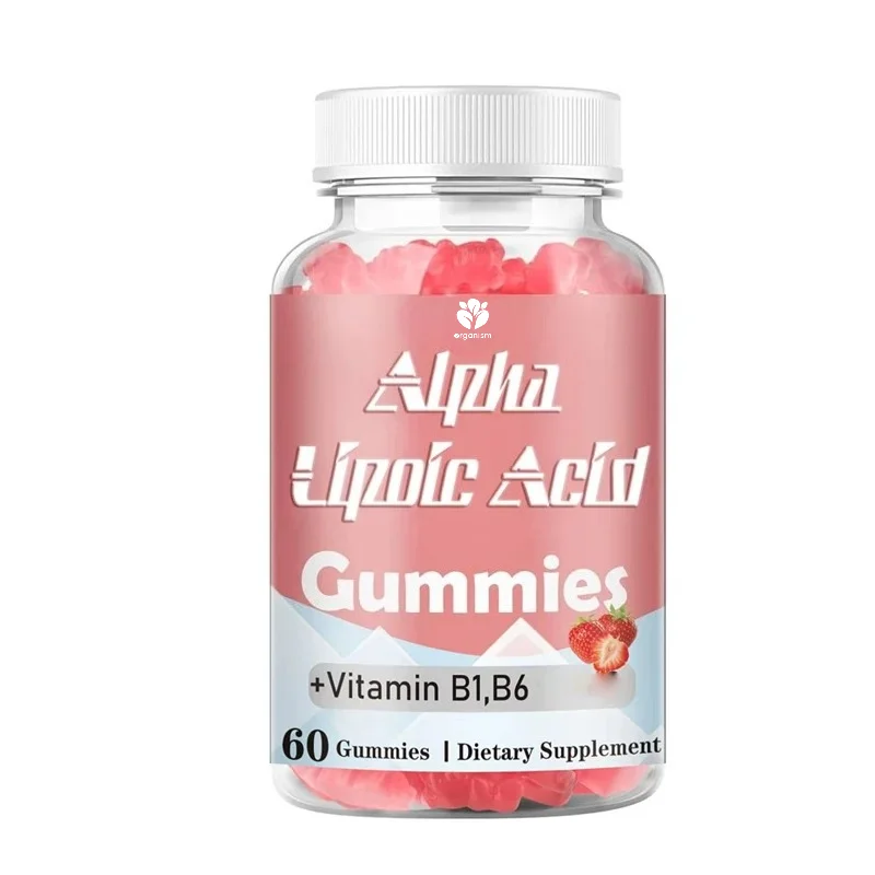 600mg alpha lipoic acid gummies and vitality supplements containing vitamins B1 and B6, high absorption, non GMO, vegan