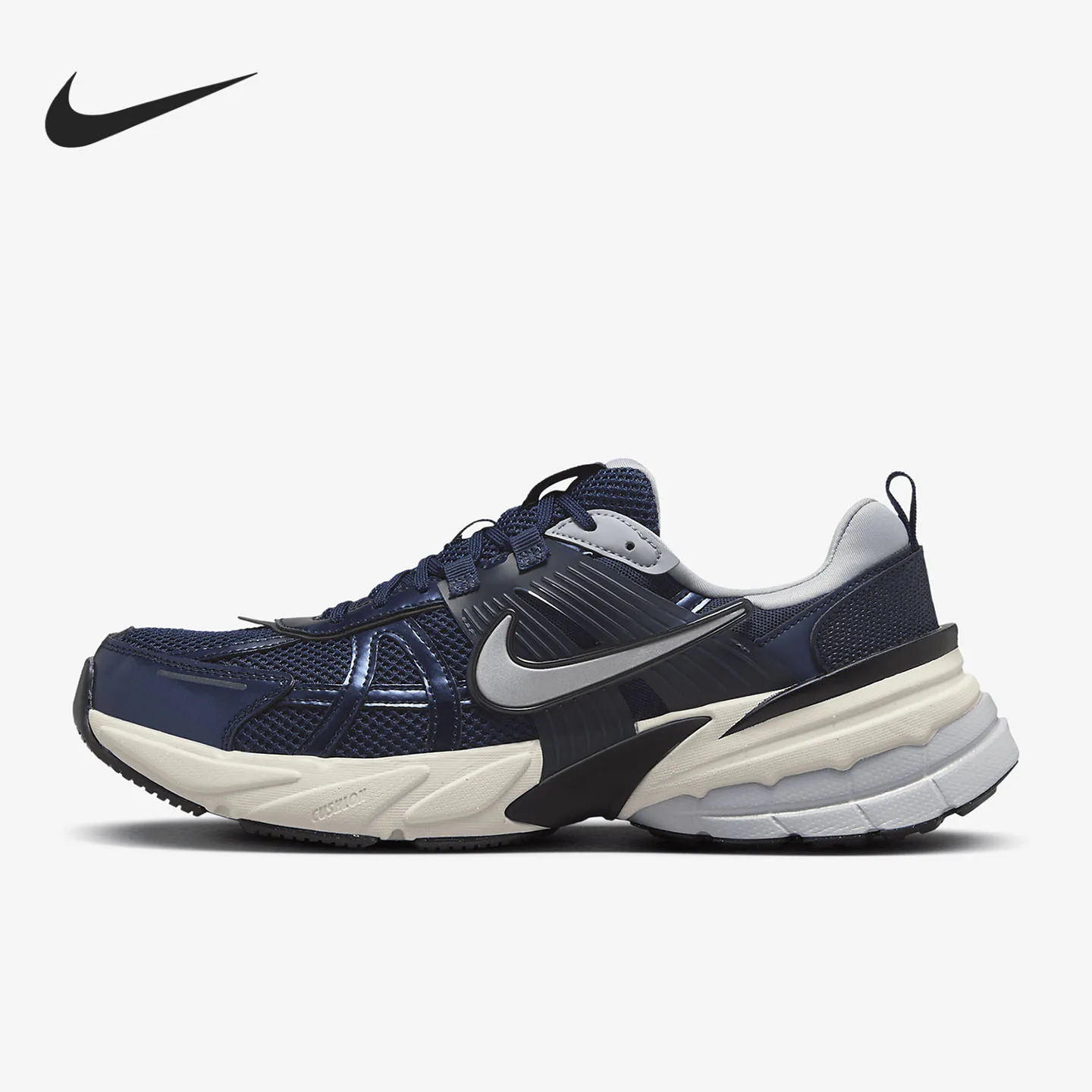 

Мужские спортивные амортизирующие и прочные кроссовки Nike V2K Run, удобная прочная повседневная обувь с круглым носком и низким берцем HJ4497-400