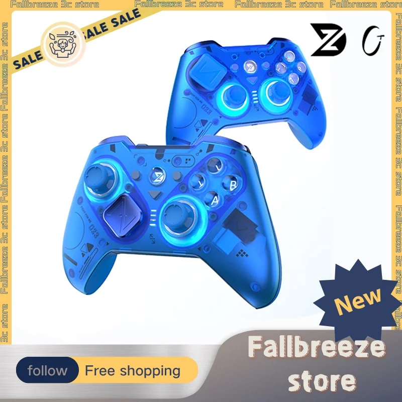 

ZD O+ Excellent Elite Gamepad Tri Mode Wireless Game Controller Custom Hall-Effect Joystick Trigger 4 Motors Modular Gamepads