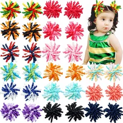 6Pcs 3 inch Girls Party Curly Hair Bows Alligator Clips Hair Accessories for Baby Girls children's hair Accessories