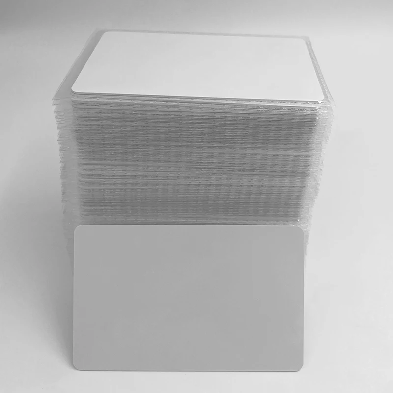 200 шт., 13,56 МГц, читаемый, записываемый, белый, глянцевый, черный, матовый чип, IC, пустая карта Ntag 213, ПВХ, NFC-карта для печати, смарт-карта