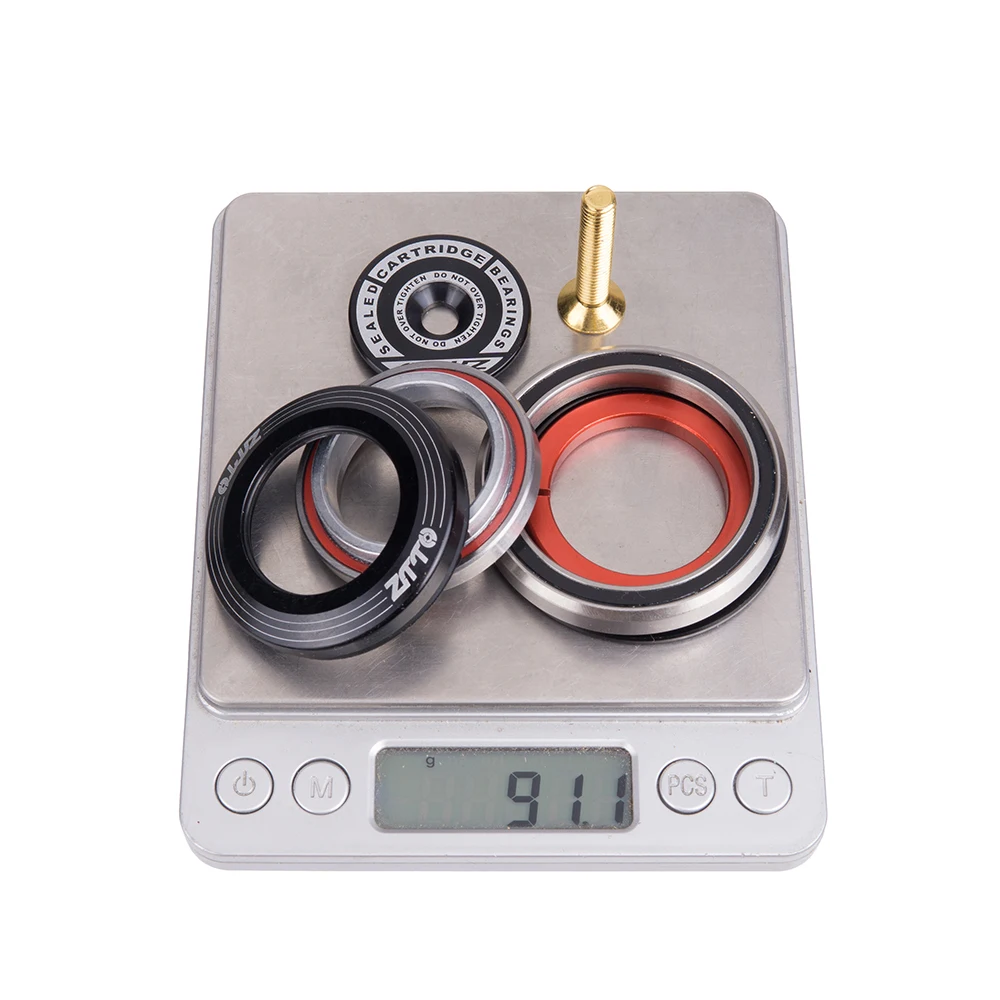 ZTTO MTB Rennrad CNC Headset 1 1/8"-1 1/2" abgedichtetes Lager 1,5 konisch 28,6 gerades Rohr Fahrradgabel internes Lenklager – Detail 18