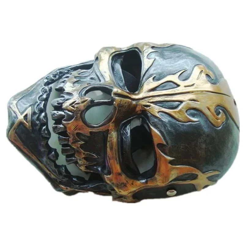 قناع جاك كابتن جمجمة القراصنة الكاريبي 5 الموت بدون التحقق قناع الهالوين الراتنج لقراصنة الكاريبي