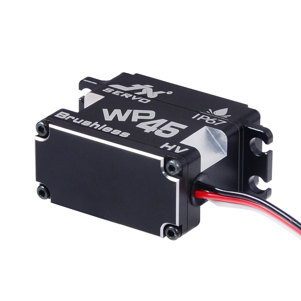 JX WP45 45KG 8.4V 0.11sec IP67 Rated Waterproof Steel Gear Aluminum Coreless Servo for RC Car Truck Robot