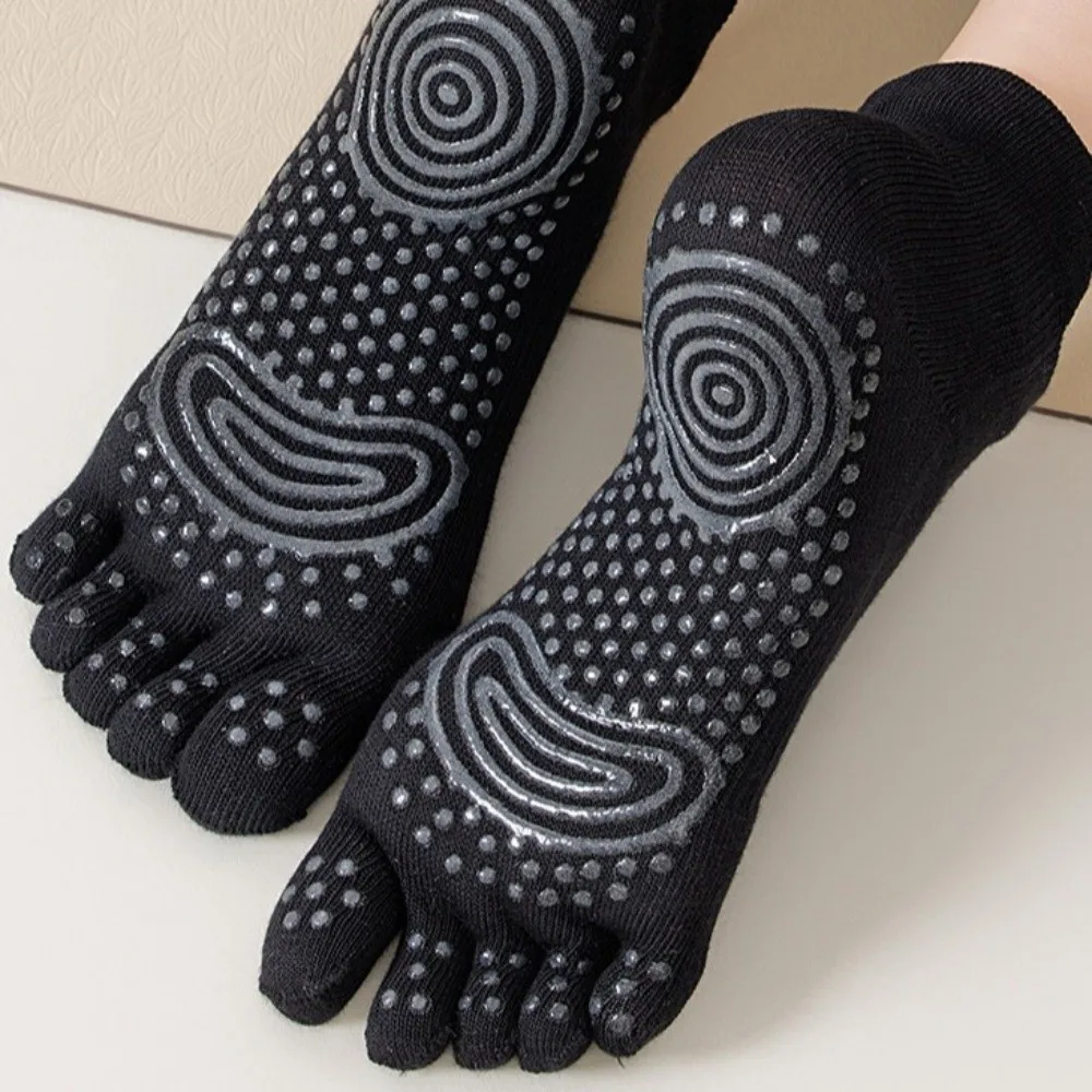 Cotton Women's Sports Yoga Socks Anti-slip Breathable Five-toe Socks Short Five Finger Floor Toe Socks Four Seasons