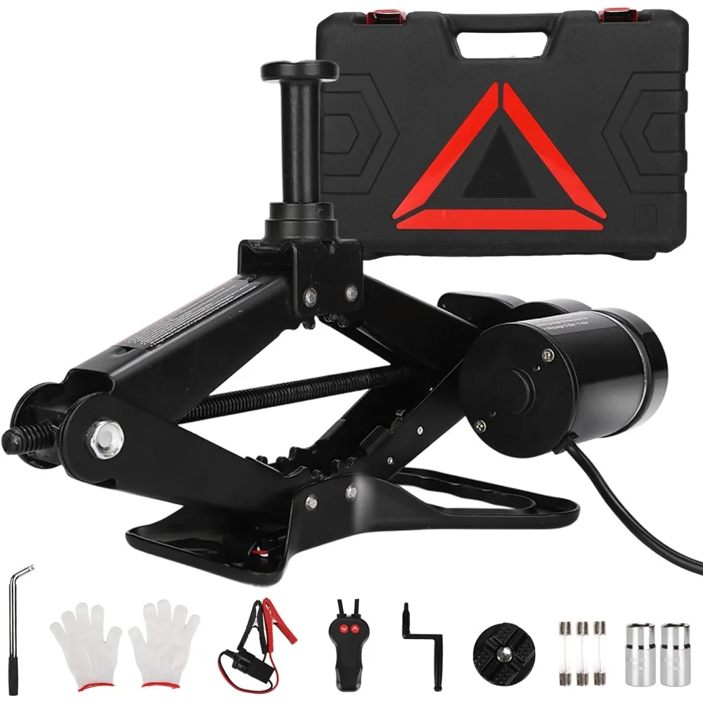 

Electric Scissor Car Jack Kit 3 Ton 12V Portable Auto Car Lift with 17.7 Inch Range for SUV Sedan Floor Jack for Tire Change