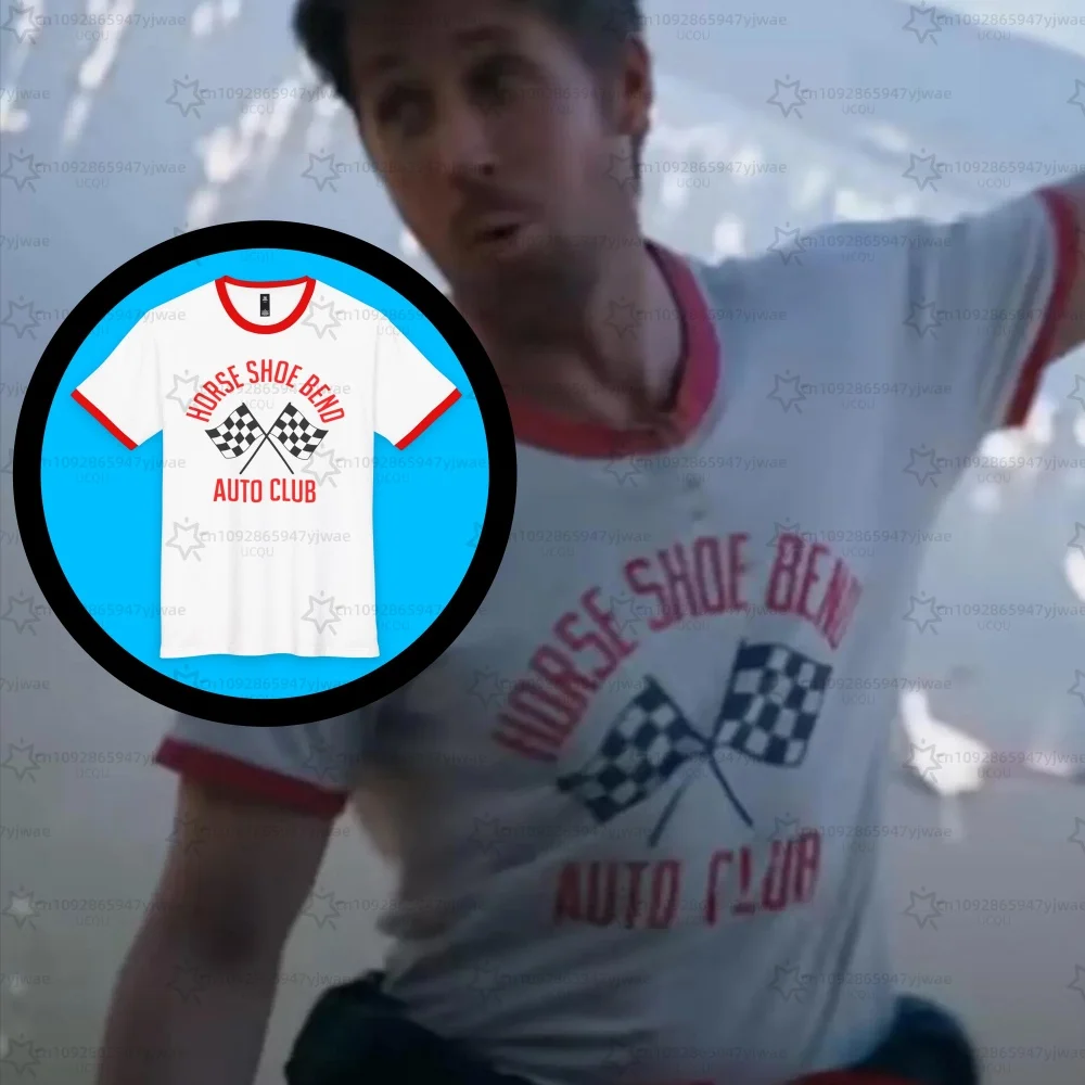 Men Horse Shoe Bend Auto Club Shirt Project Hail Mary Ryan Gosling Movie Inspired Graphic Tee Vintage  Casual T Shirt image 4