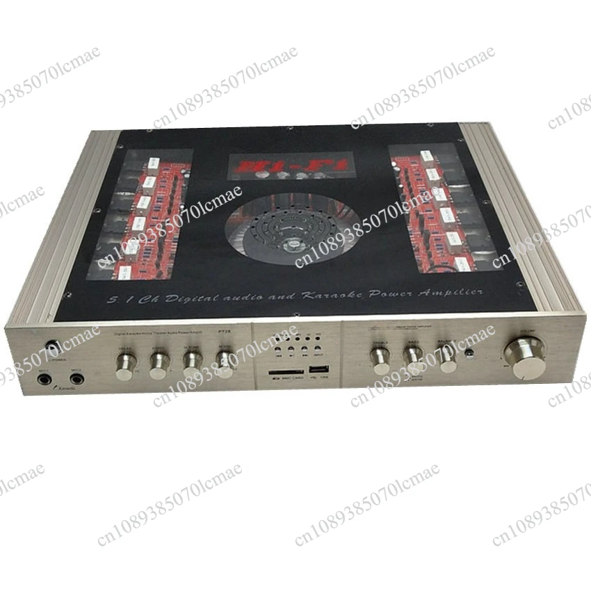 6 Channel High Power 5.1 AV Receiver Home Theater Amplifier Bluetooth USB Optical Coaxial Digital Subwoofer Audio Player