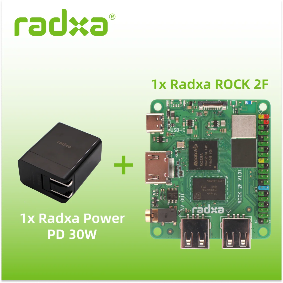 Radxa ROCK 2F RK3528A CPU de 4 núcleos, GPU y HDMI con salida 4K