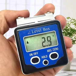 High quality 360 degree Digital Inclinometer with spirit bubble digital Protractor Bevel Box digital angle meter