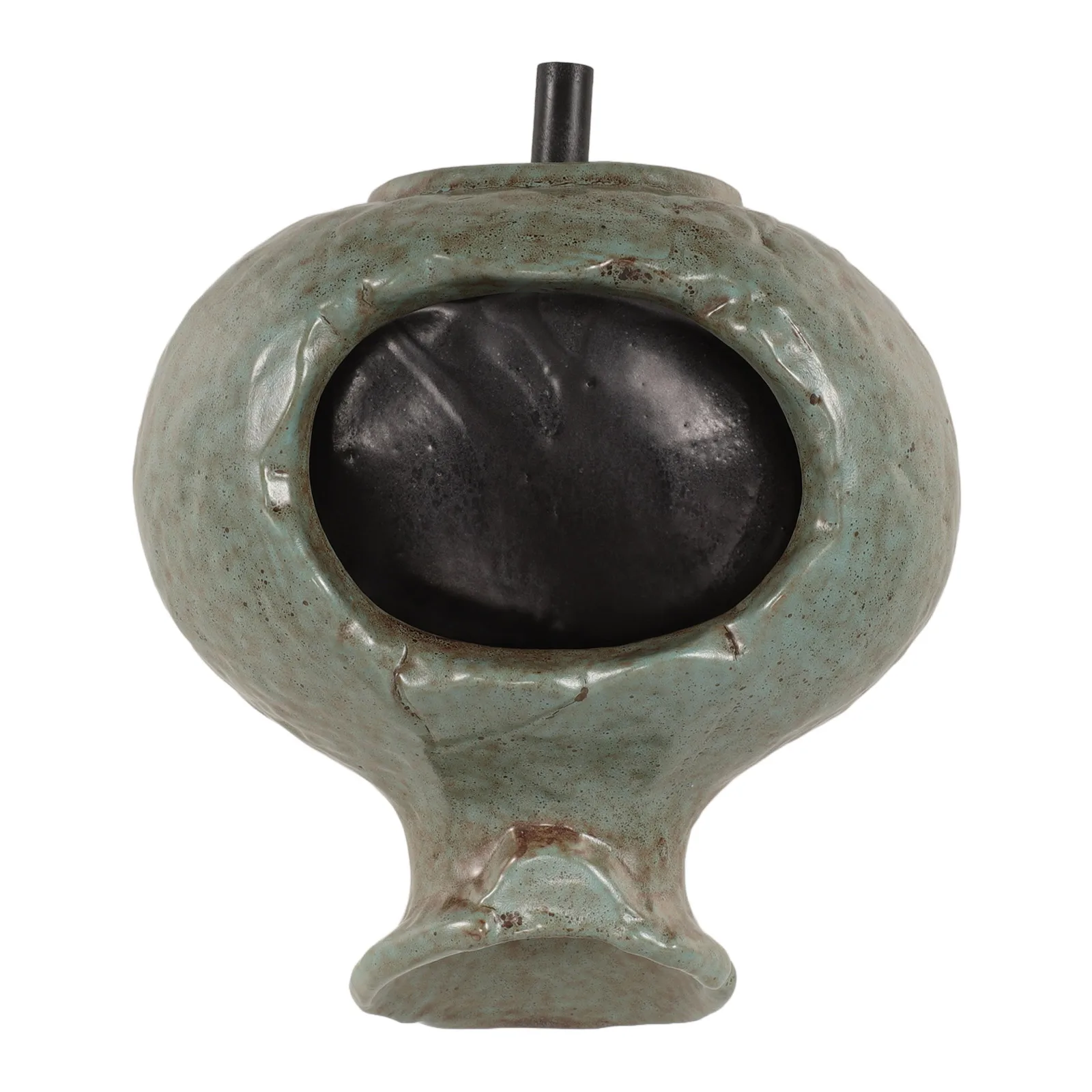 

Broken Ceramic Pot Circulating Waterfall Jar Decorative Outdoor Ceramic Fountain Landscape Fountain Decor