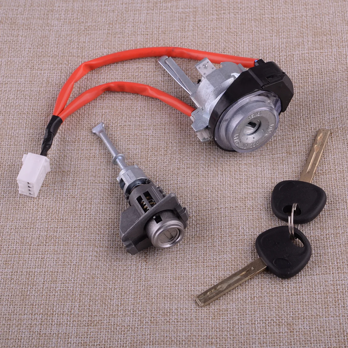 

4 Line Ignition Door Lock Cylinder with Keys Car Fit for Kia Sportage 2015 2016 2017 2018 2019 2020 2021 2022 High Quality