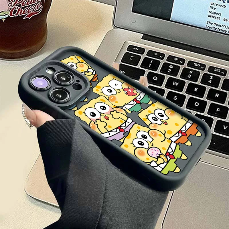 Cartoon SpongeBobs Patrick Star Case for Xiaomi Redmi Note 13 12 11 Pro Plus 12S 11S 10S 10 9 9S 8 12C 13C Shockproof Soft Cover