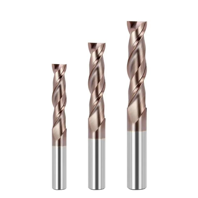 HRC50 D6 8 10 12 14 16 20*L150 2 Flutes Extra Long Tungsten Carbide Flat Square  End Mill Set CNC Tool Milling Cutter of Machine