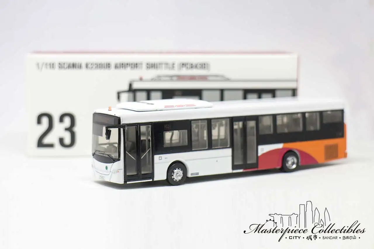 Masterpiece Collectibles 1/110 K230UB AIRPORT SHUTTLE-PC843D Collection of die-cast alloy car model ornaments