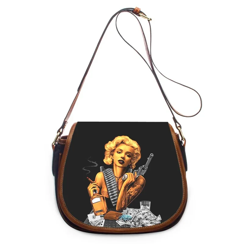 

Marilyn Monroe 3D Print New Fashion Women Crossbody Bag Luxury Handbags Women Bags Zipper Shoulder Bag Women Shoulder Bag