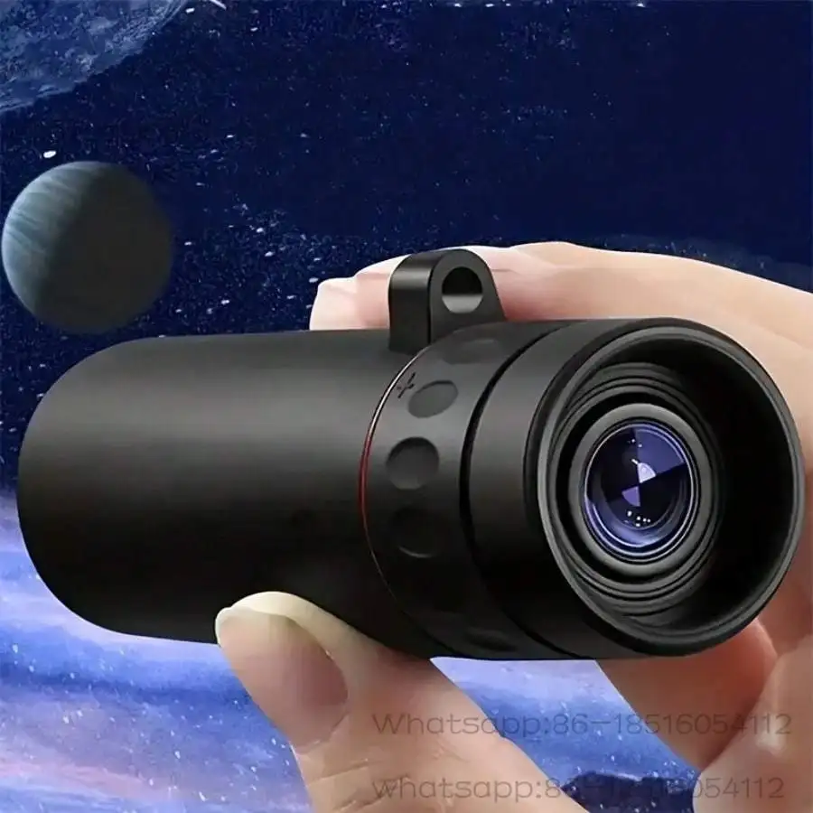 1 high definition telescope, portable handheld single tube, compact design, can be put in the pocket. Suitable for outdoor