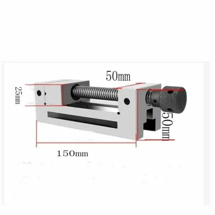 New Grinder Manual Pliers Screw Type Tool Maker QGG50 2\'\' Flat Vise Opening 65mm New Mill Tool Grinder 1PC