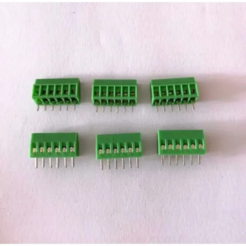 50pcs Screw type PCB terminal block K128-3.81MM 2p-3p  pitch3.81mm terminal block green minimum 2p 3p 4p-10pin