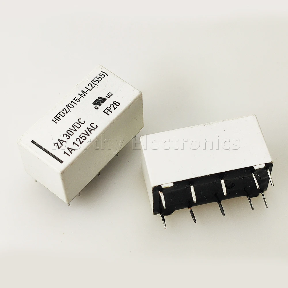 Free  shipping  10pcs/lot   HFD2/015-M-L2(555) 2A 30V 10-pin relay DIP10