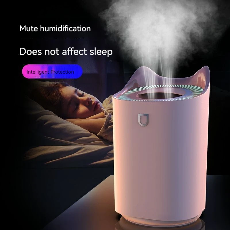 New 3L dual nozzle humidifier USB large capacity home silent bedroom office air K7 humidifier as a gift for girlfriend