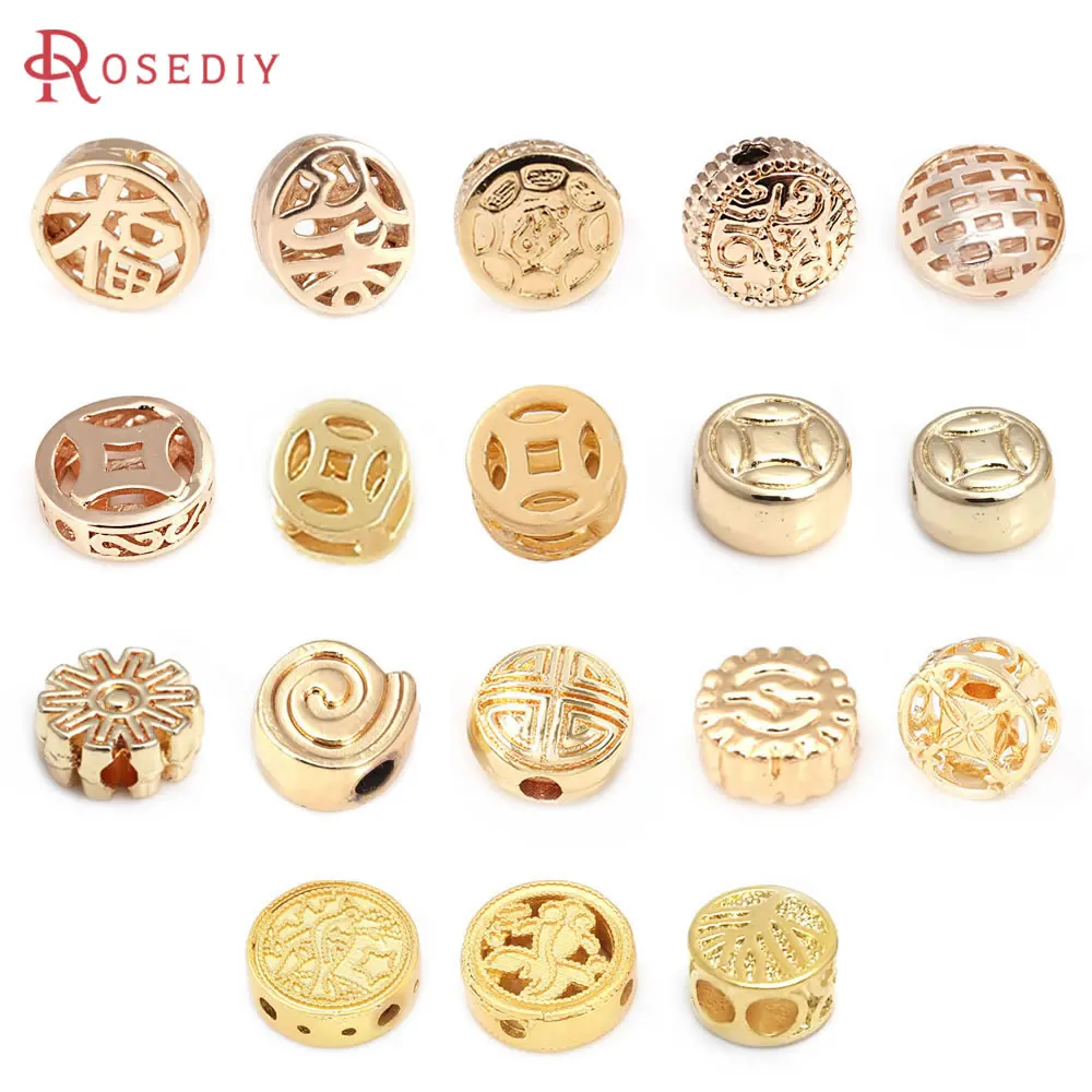 18K Gold Color Bras… - image