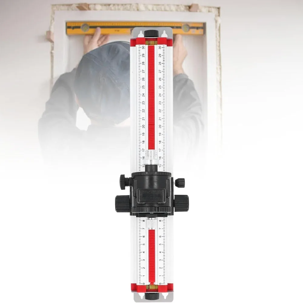 Aluminum Alloy Lasers Level Wall Mount Bracket Front Back Adjustment 180 Degree Rotation Lasers Level Holder