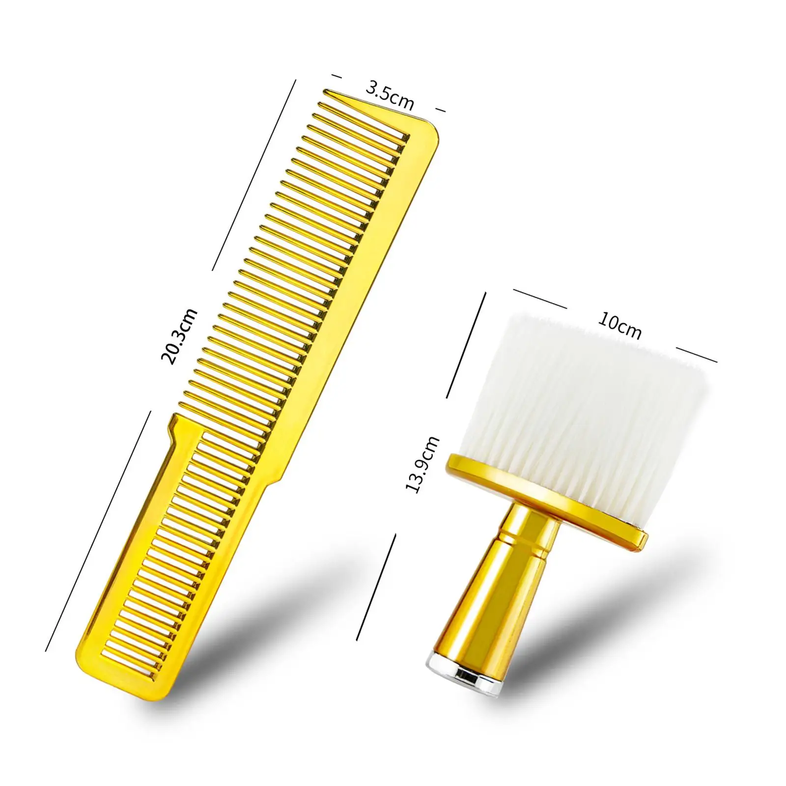 Barber Clipper Comb and Neck Duster Brush Functional Hairdressing Equipment for Salon and Barbershop