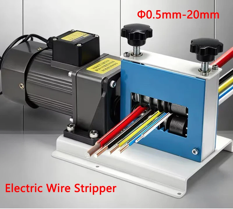 Electric Cable Peeling Tools 0.5-20mm Cable Stripping Machine Fast Automatic Single Strand Wire Stripper Cable Peeler