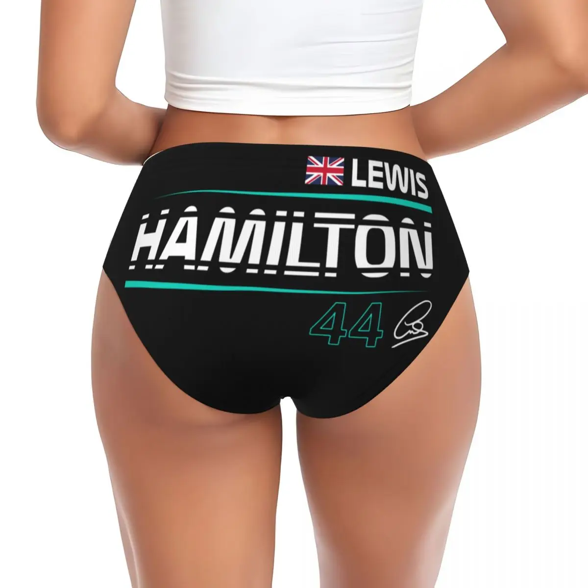 Custom Women Hamiltons 44 Panties Underwear Female Comfort I HAM Motorsport Racing Briefs Underpants