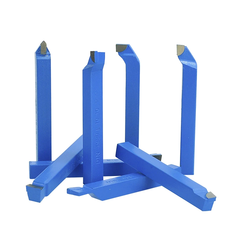 XCAN 11tlg. Cincel giratorio de acero rotativo con paneles giratorios, juego de cinceles, fresado de torneado, herramienta de corte de torno de 10mm DIN 497