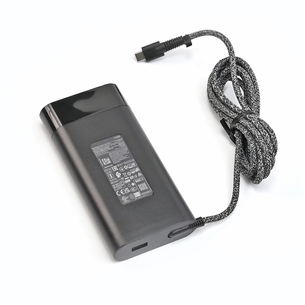 AC Adapter Charger For HP 110W 20V 5A TYPE-C 5V 2A USB TPN-CA24 TPN-DA24 Laptop Power Supply