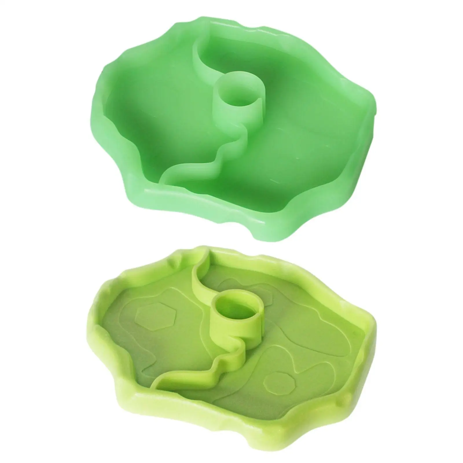 Reptile Water Bowl Decorations 2 in 1 Food Bowl Reptile Feeder Feeding Bowl for Bearded Dragon Scorpion Hamster Chameleon Gecko