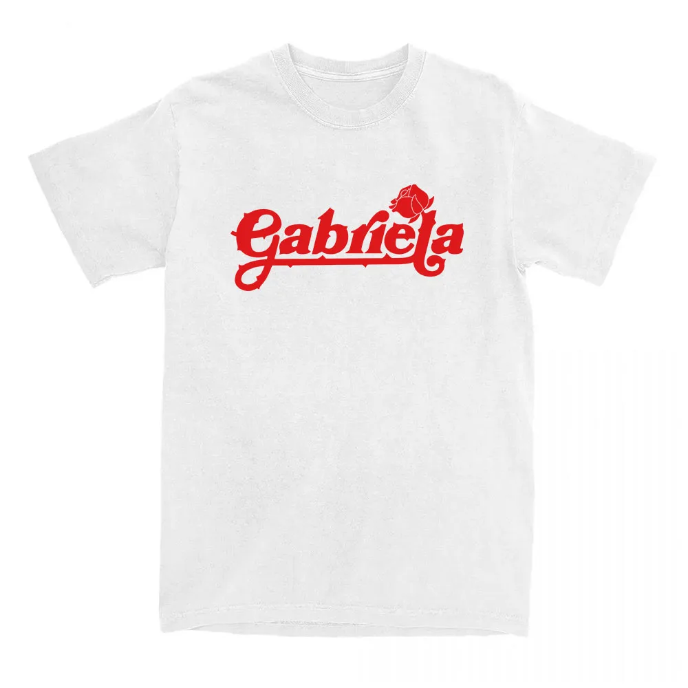 

KATSEYE Gabriela Letter Print T-shirt Cotton Fashion Short Sleeve Tshirts for Female Casual Men Women T Shirt Korean Band Tees