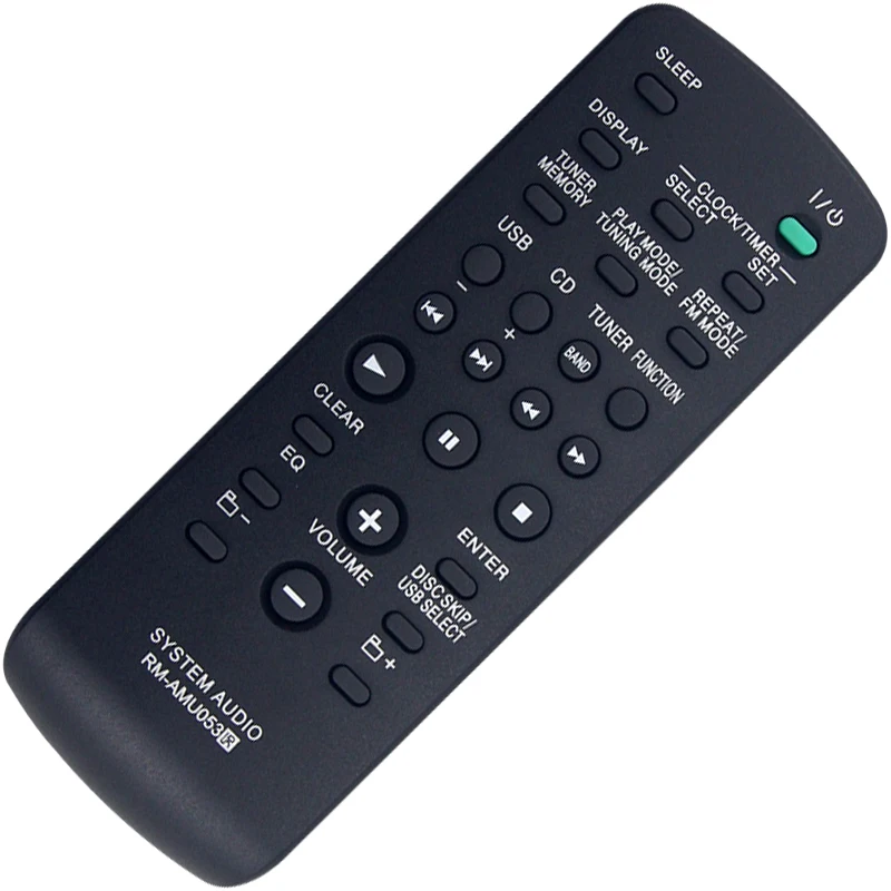 Compatible with  Audio HCD-GTR33 HCD-GTR8 HCD-GTR88 HCD-GTR8B HCD-GTZ3 MHC-GTZ4 Remote Control RM-AMU053 spare parts