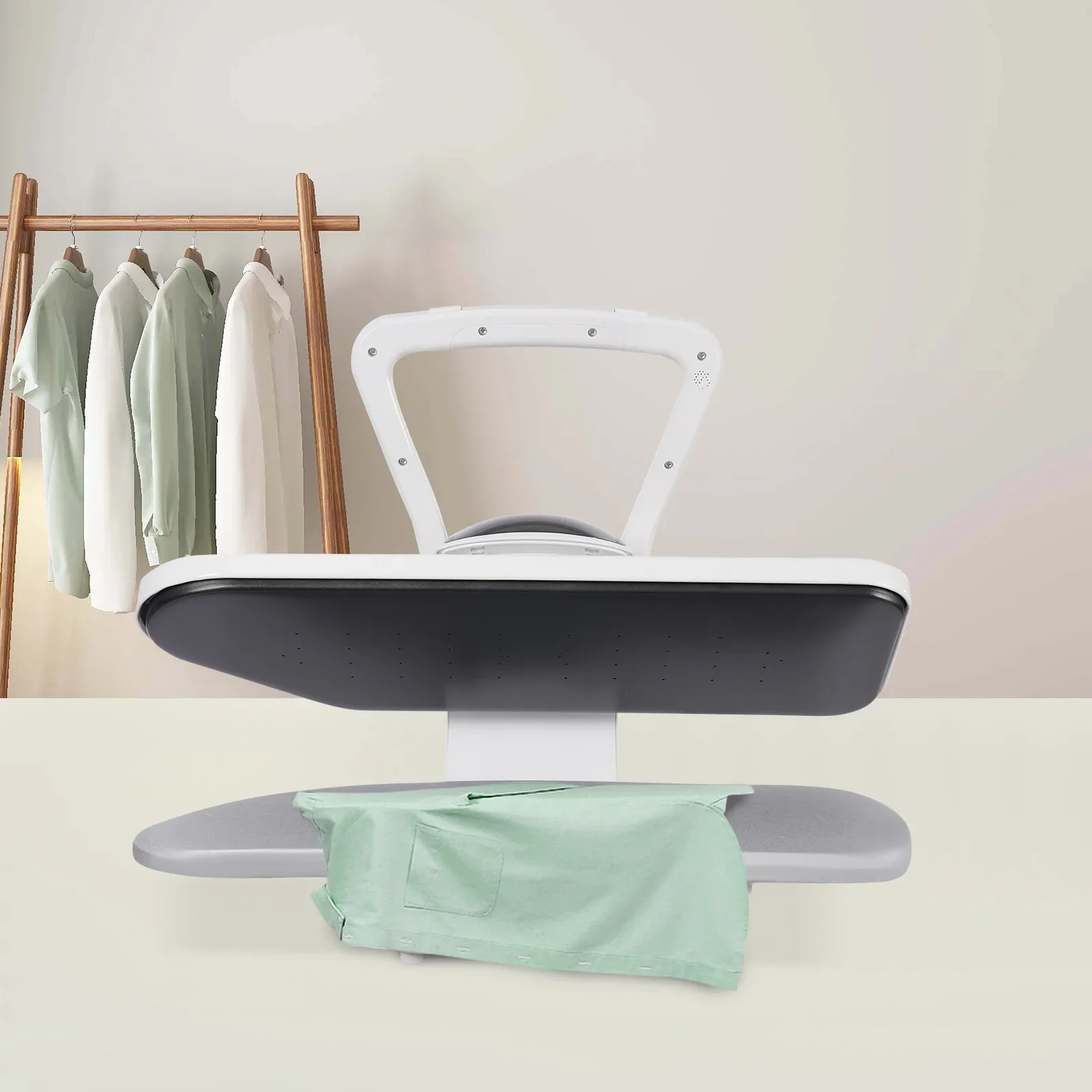 

Интеллектуальный паровой пресс для ткани с сенсорным экраном, 5 режимов, 1600 Вт, система ухода за одеждой со съемным резервуаром для воды