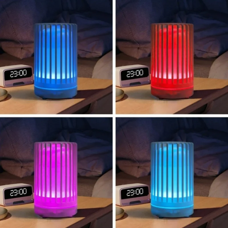 200ML Air  Humidifier with Colorful Lights Bird Cage Ultrasound Humidifier USB Low Noise Water Shortage Essential Oil Diffuser