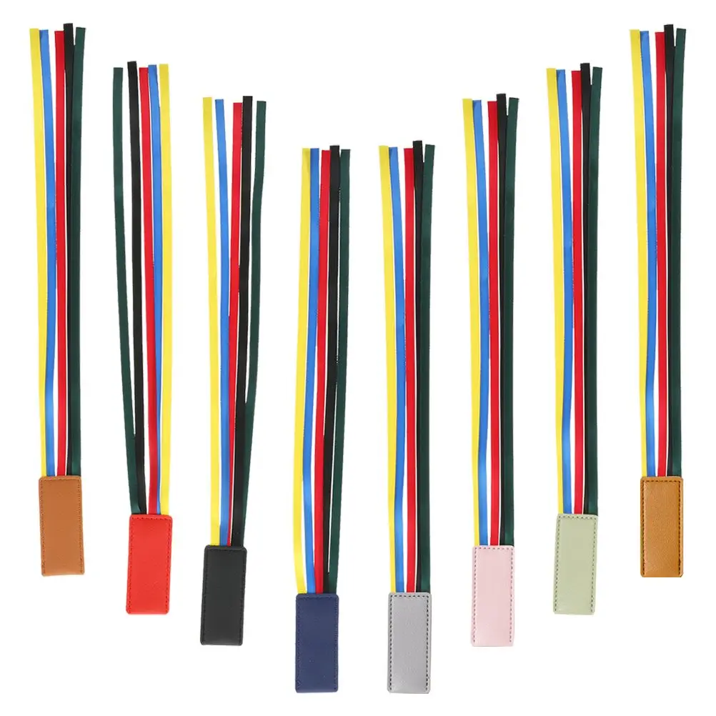 8 Pcs Ribbon Bookmark Reading Students Page Marker Reusable Book Page Mark Bookmark Practical Tool Beautiful Decoration